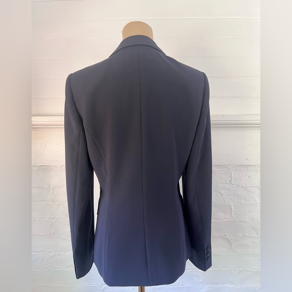 Basler Navy Blue Classic Blazer Single Breasted Two Button Jacket Office - Picture 7 of 12